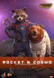 HOT TOYS GOTG3 - ROCKET & COSMO 1:6 SCALE FIGURE