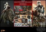 HOT TOYS STAR WARS: A NEW HOPE -SANDTROOPER SERGEANT & DEWBACK 1/6 SCALE FIGURES