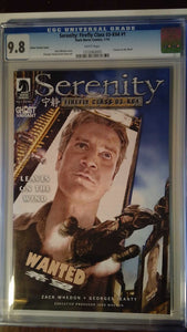 SERENITY LEAVES ON THE WIND #1 (OF 6) GHOST VAR CGC 9.8