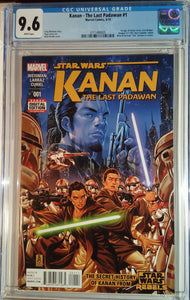 STAR WARS KANAN THE LAST PADAWAN #1 CGC 9.6