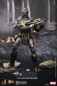 HOT TOYS AVENGERS - CHITAURI FOOTSOLDIER 12 IN FIGURE