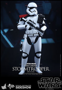 HOT TOYS STAR WARS: THE FORCE AWAKENS - FIRST ORDER STORMTROOPER OFFICER 12 IN FIGURE