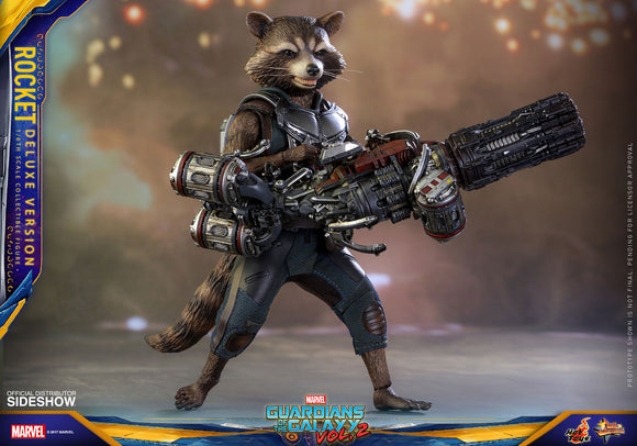 HOT TOYS GUARDIANS OF THE GALAXY 2 - ROCKET RACOON DELUXE 12 IN FIGURE