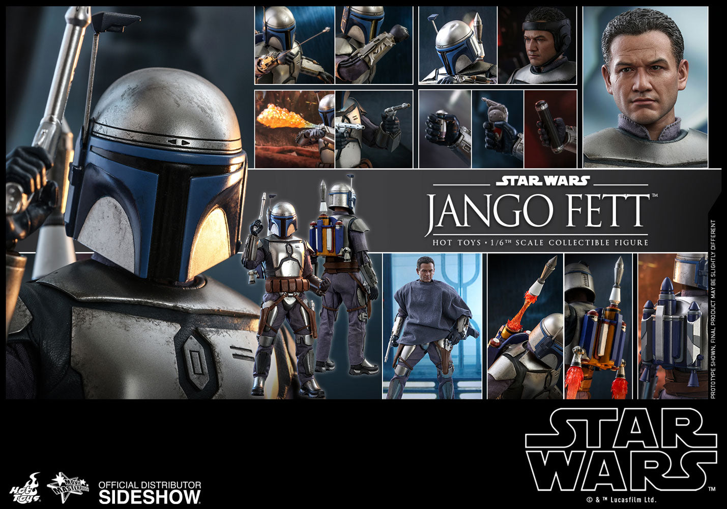 HOT TOYS STAR WARS EPISODE II - JANGO FETT 12 IN FIGURE – Another