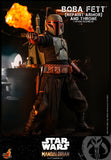 HOT TOYS STAR WARS: THE MANDALORIAN - BOBA FETT (REPAINT ARMOR) AND THRONE 1:6 SCALE
