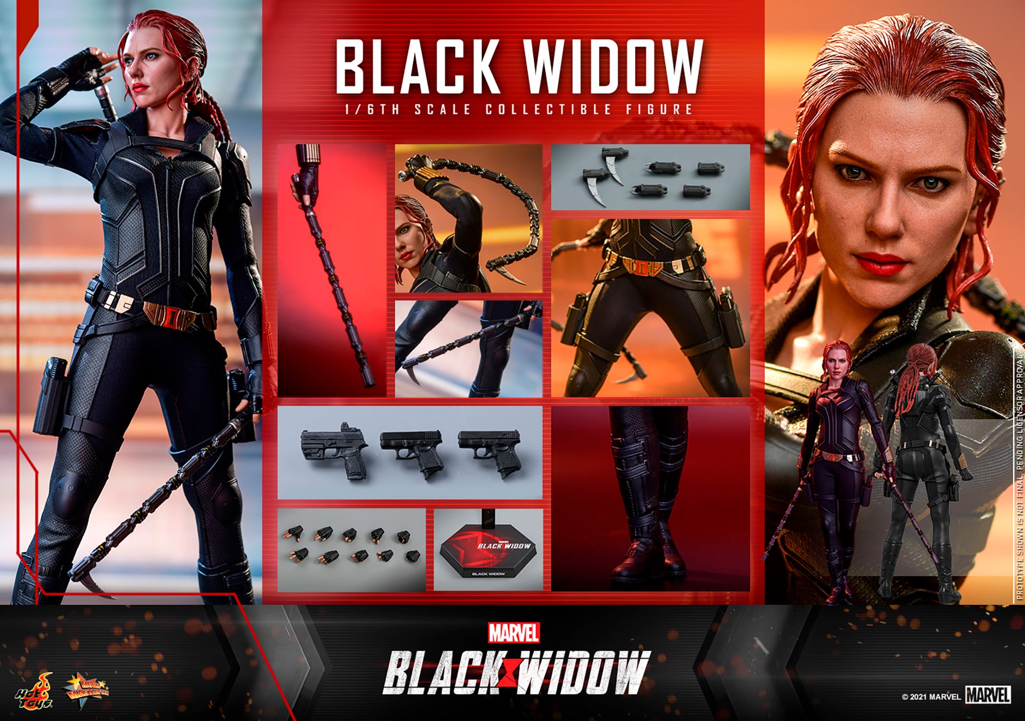 HOT TOYS BLACK WIDOW - BLACK WIDOW 1:6 SCALE FIGURE – Another