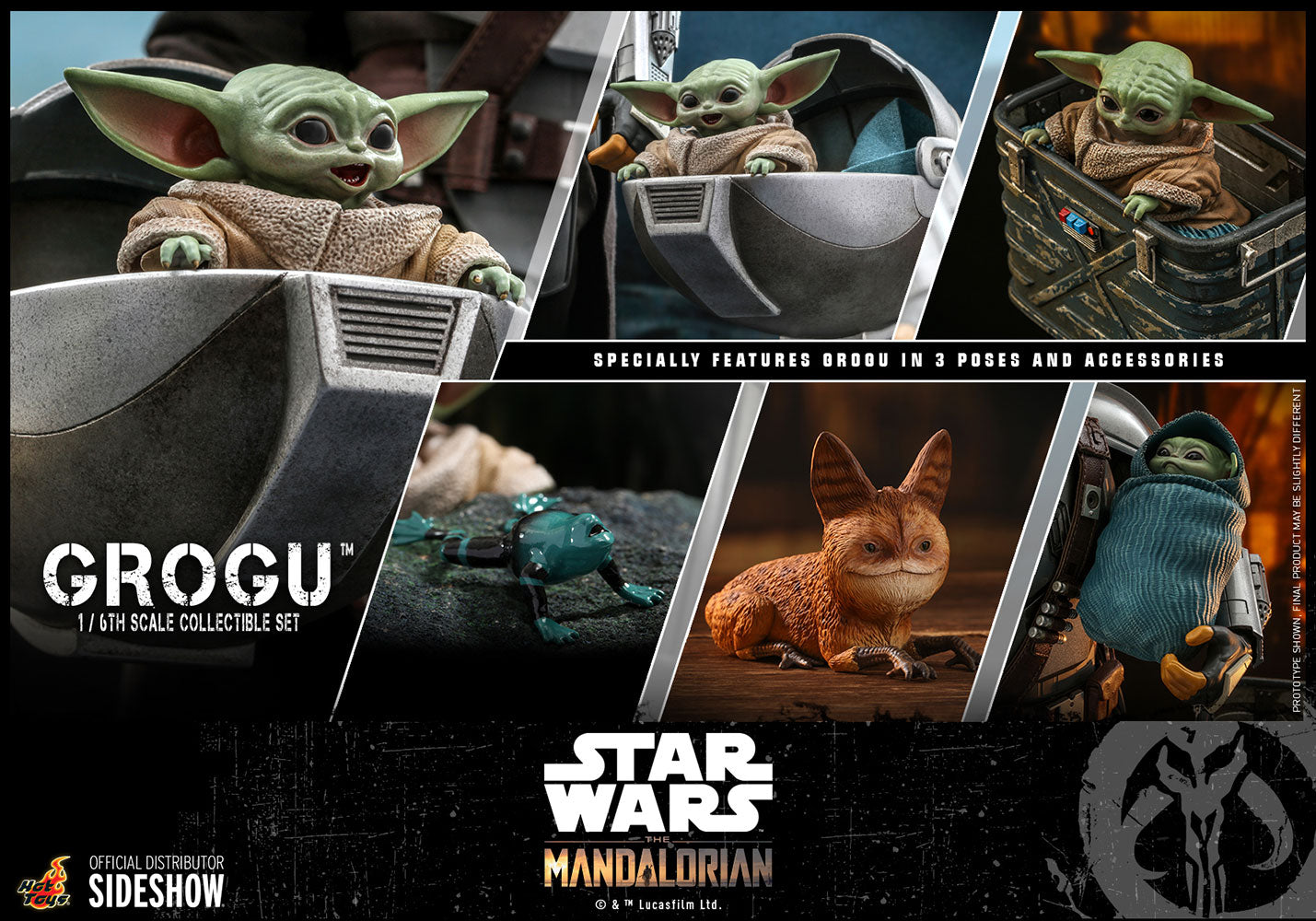 HOT TOYS STAR WARS: THE MANDALORIAN - GROGU 1:6 SCALE FIGURE – Another  Dimension Comics